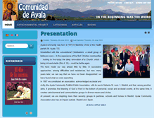 Tablet Screenshot of comayala.es